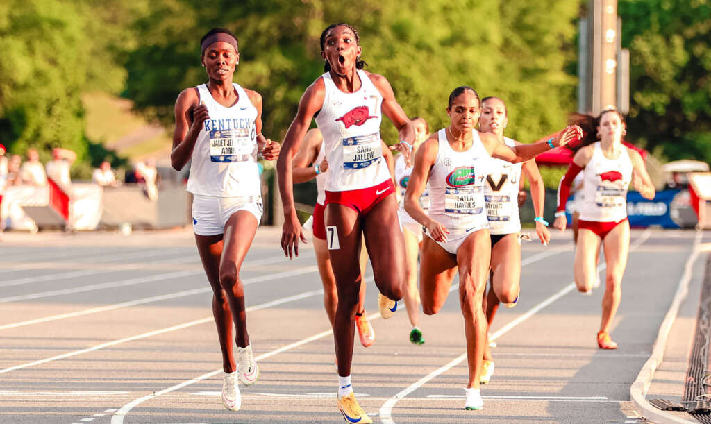Arkansas breaks pair of SEC records, finishes tied for sixth