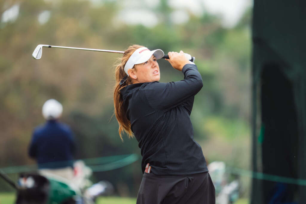 Hogs Clear the First Cut at NCAA Championship by 15 Strokes