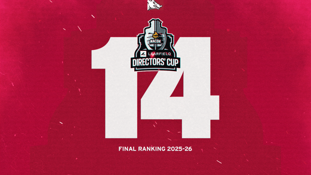 Razorbacks ranked 14th in final Learfield Director’s Cup standings