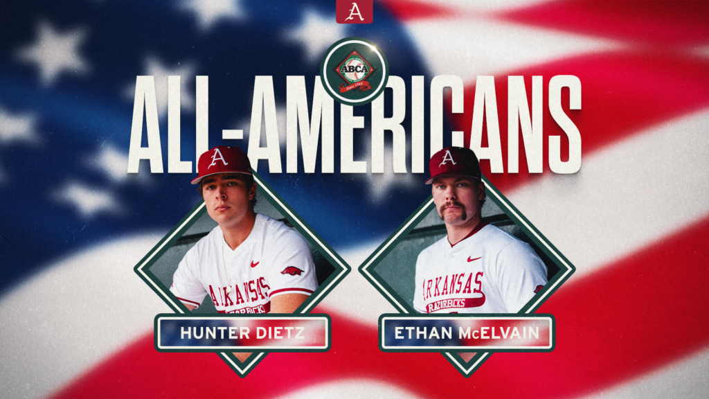 McElvain, Dietz Named ABCA/Rawlings All-Americans