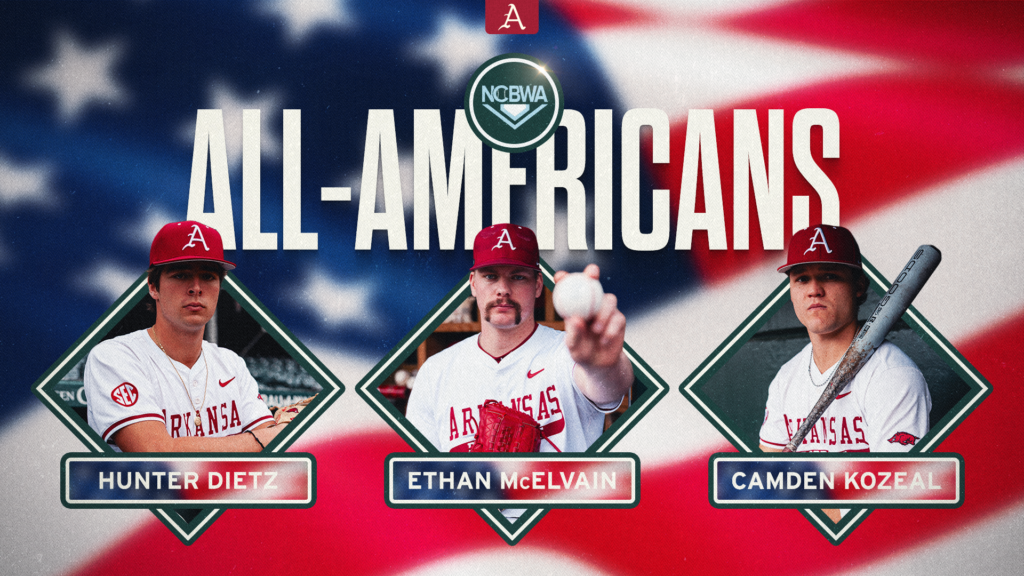 Three Hogs Named NCBWA All-Americans