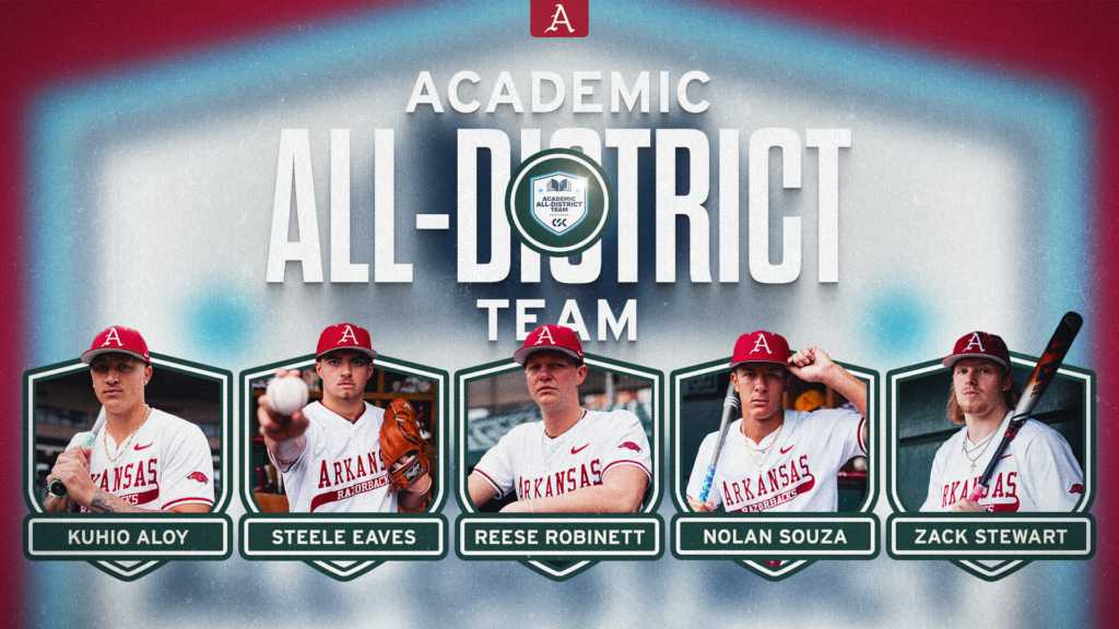 Five Razorbacks Land on CSC Academic All-District Team