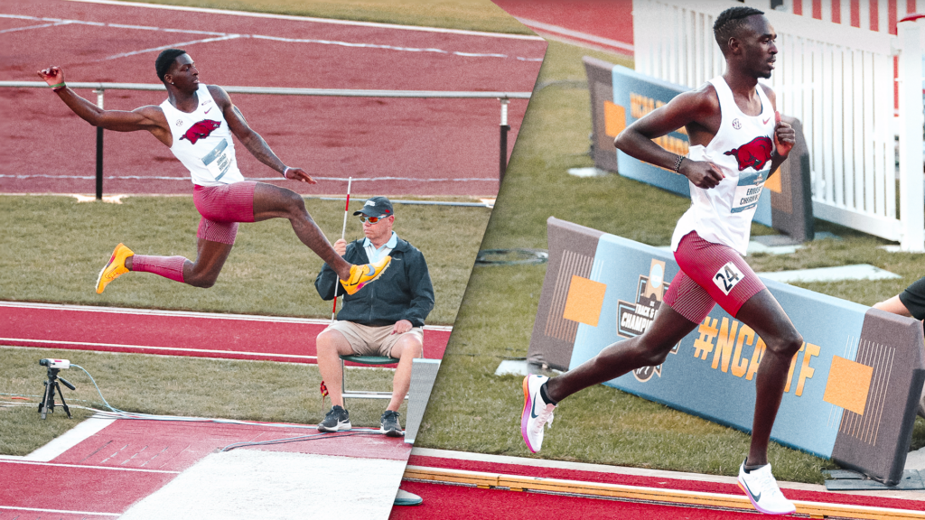 Razorbacks score 14 points on 1st day of NCAA Championships