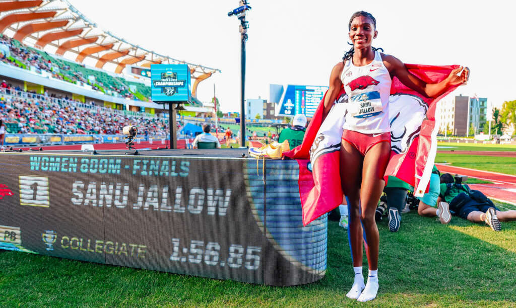 Sanu Jallow-Lockhart finalist for track & field Honda Sport Award