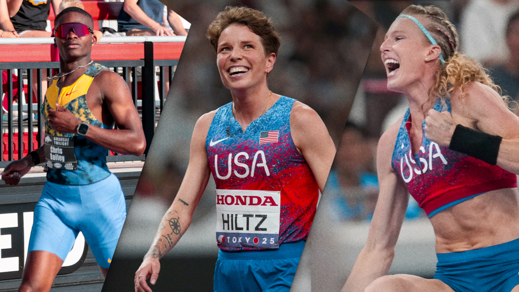 Bailey, Hiltz, & Morris earn three gold medals at USATF Champs