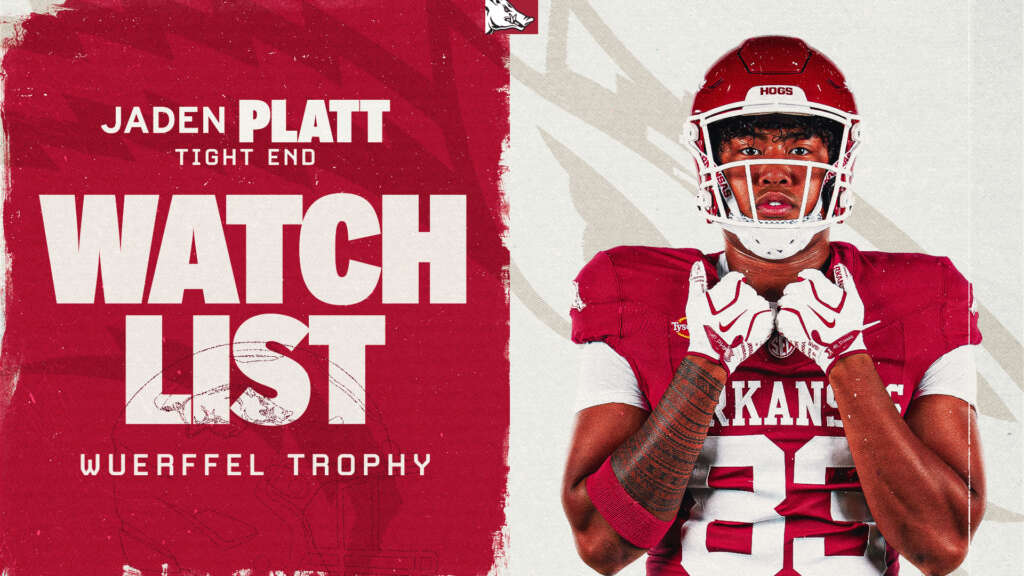 Platt Named to Allstate Wuerffel Trophy Watch List