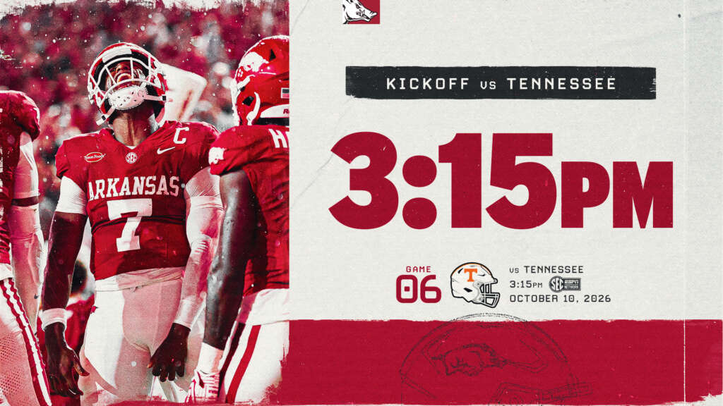 Game Time Announcement: Tennessee