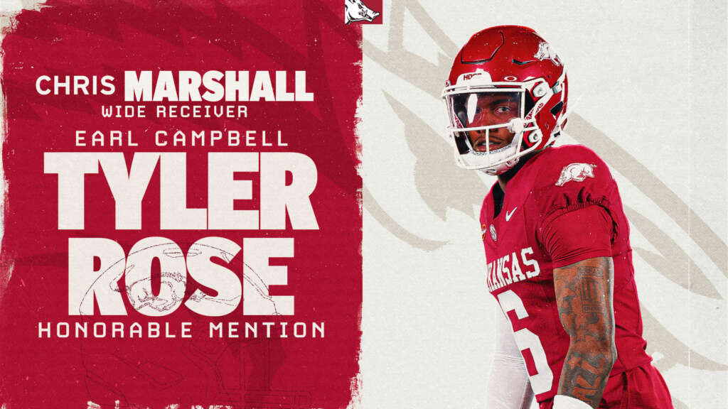 Marshall Receives Honorable Mention Nod From Earl Campbell Tyler Rose Award