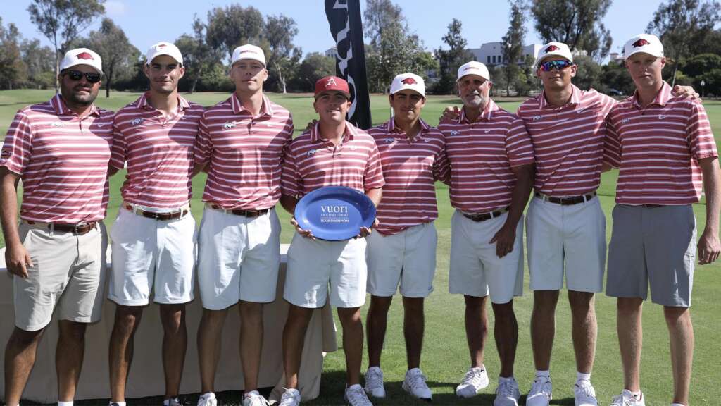 Razorback MGolf Wins Season Opener at Vuori Invitational