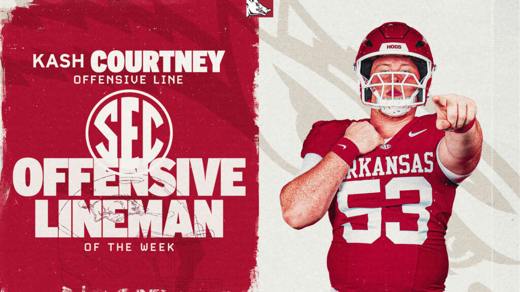 Courtney Named SEC Offensive Lineman of the Week
