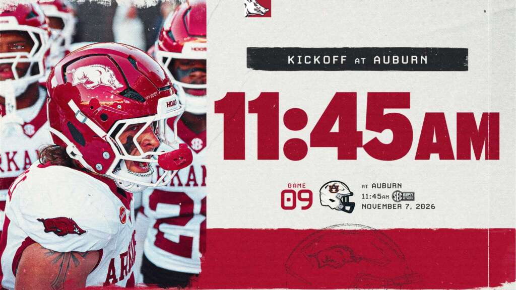 Game Time Announcement: Auburn