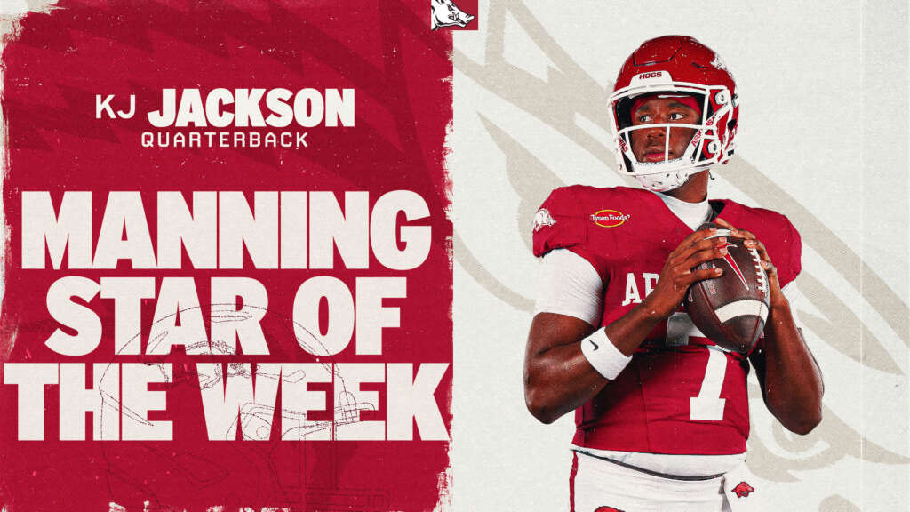 Jackson Named to Manning Award Stars of the Week List