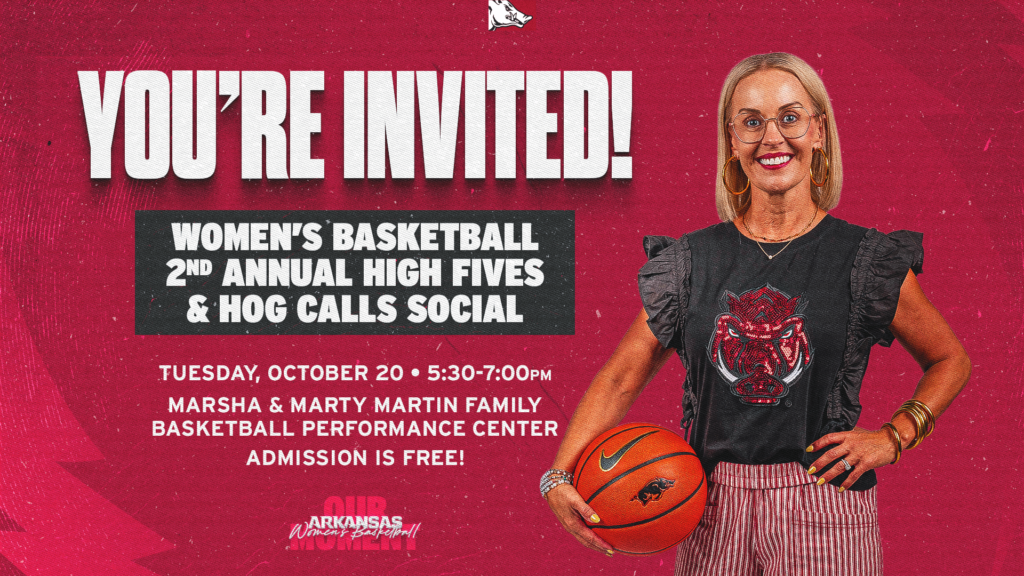 WBB Invites Fans to High Fives & Hog Calls Social on Oct. 20
