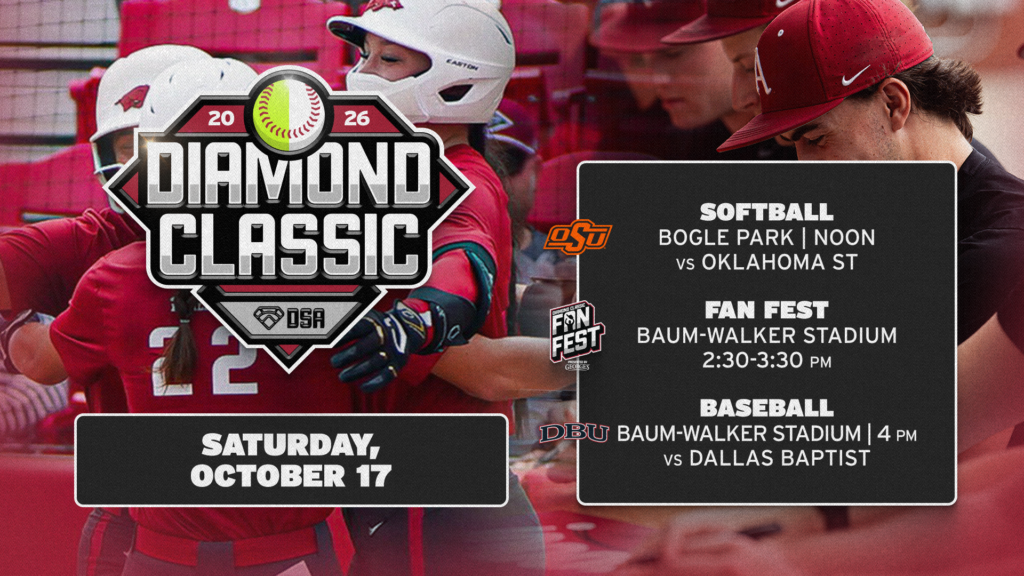 Hogs’ Diamond Classic Clash with Oklahoma State Moved to Noon