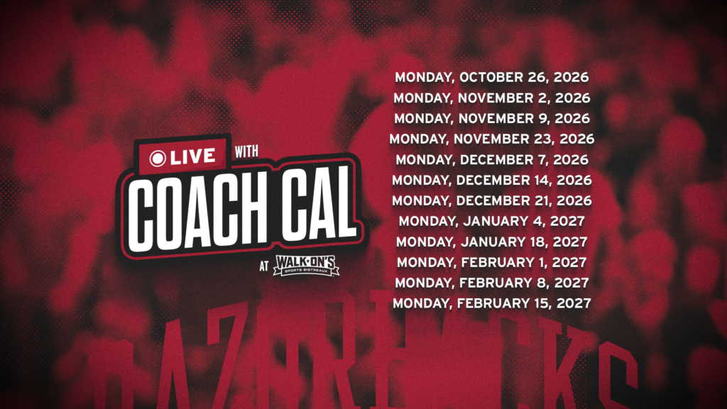 Live with Coach Cal Radio Show Moves to Walk-Ons Sports Bistreaux