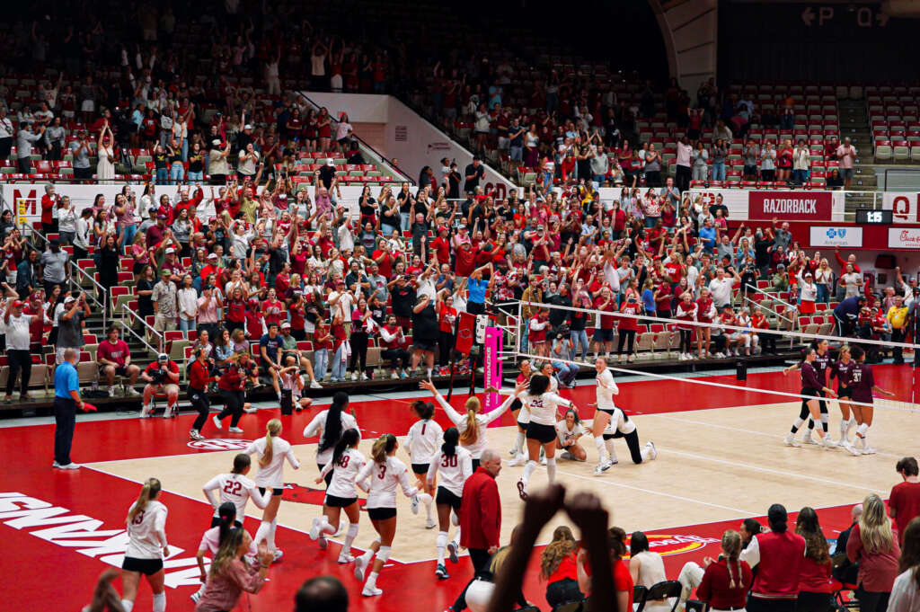 Razorbacks Upset National Champion Aggies 3-1 for First SEC Win of the Season